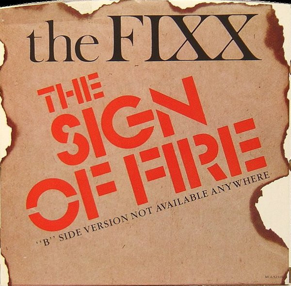 The Fixx The Sign Of Fire cover artwork