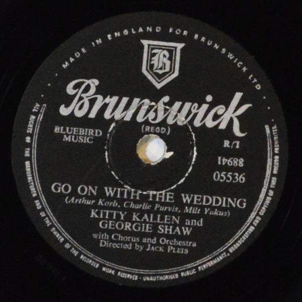 Kitty Kallen & Georgie Shaw — Go on with the Wedding cover artwork