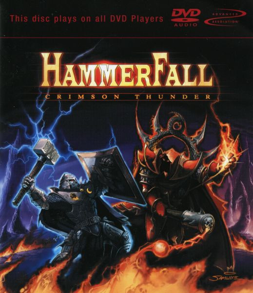 Hammerfall Crimson Thunder cover artwork