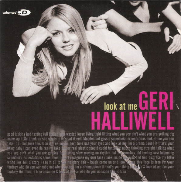 Geri Halliwell Look at Me cover artwork