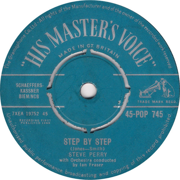 Steve Perry Step By Step cover artwork