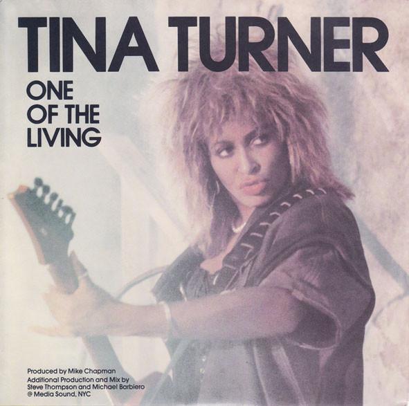 Tina Turner — One of the Living cover artwork