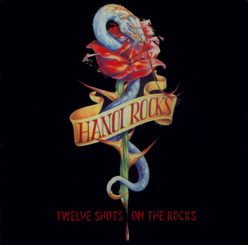 Hanoi Rocks Twelve Shots on the Rocks cover artwork