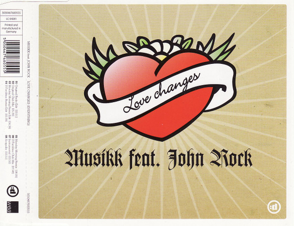 Musikk featuring John Rock — Love Changes (Everything) cover artwork