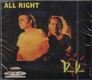 DOUBLE VISION — All Right cover artwork