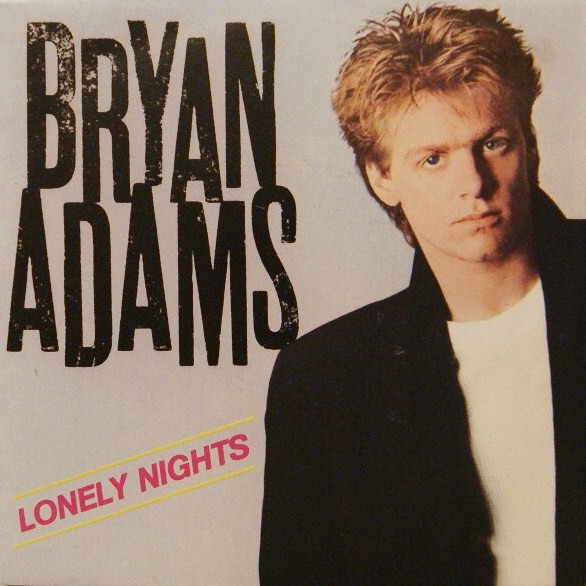 Bryan Adams Lonely Nights cover artwork