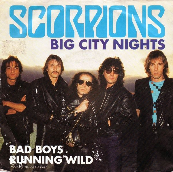 Scorpions Big City Nights cover artwork