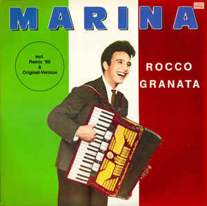 ROCCO GRANATA &amp; THE CAMATIONS Marina (Remix&#039;89) cover artwork