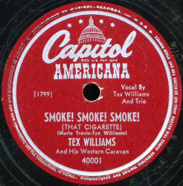 Tex Williams — Smoke! Smoke! Smoke! (That Cigarette) cover artwork