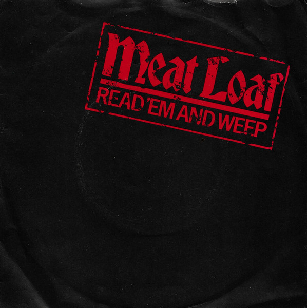 Meat Loaf Read &#039;Em and Weep cover artwork