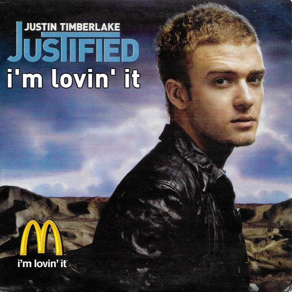 Justin Timberlake I&#039;m Lovin&#039; It EP cover artwork
