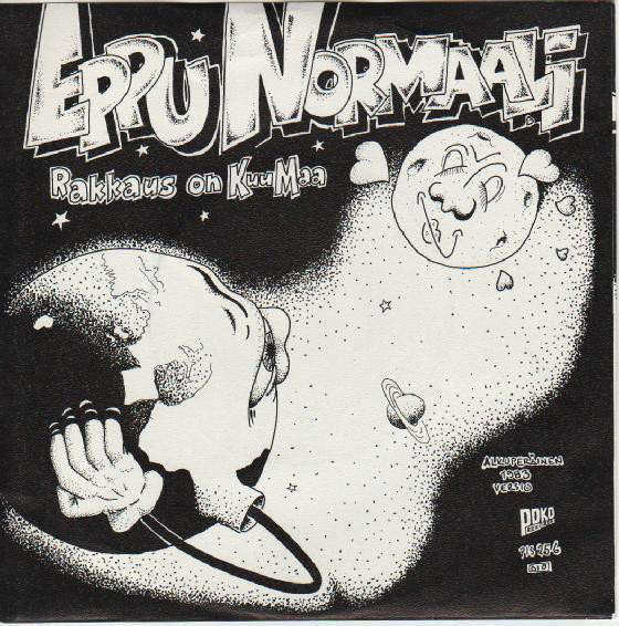 Eppu Normaali — Rakkaus on KuuMaa cover artwork