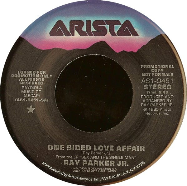Ray Parker Jr. — One Sided Love Affair cover artwork