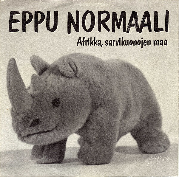 Eppu Normaali Afrikka, sarvikuonojen maa cover artwork