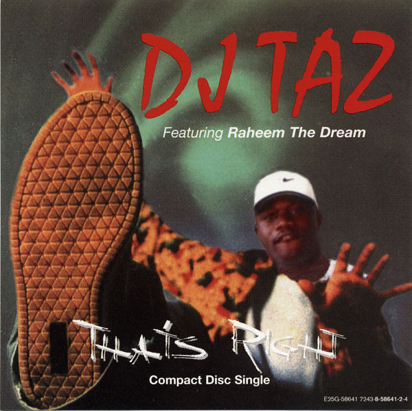 DJ Taz — That&#039;s Right cover artwork