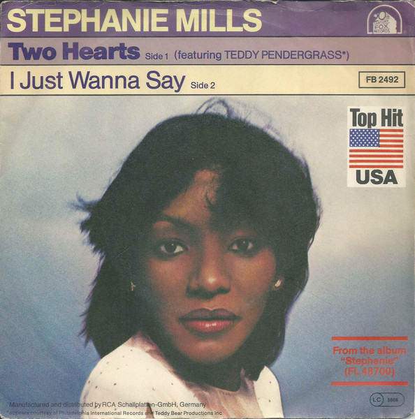 Stephanie Mills ft. featuring Teddy Pendergrass Two Hearts cover artwork