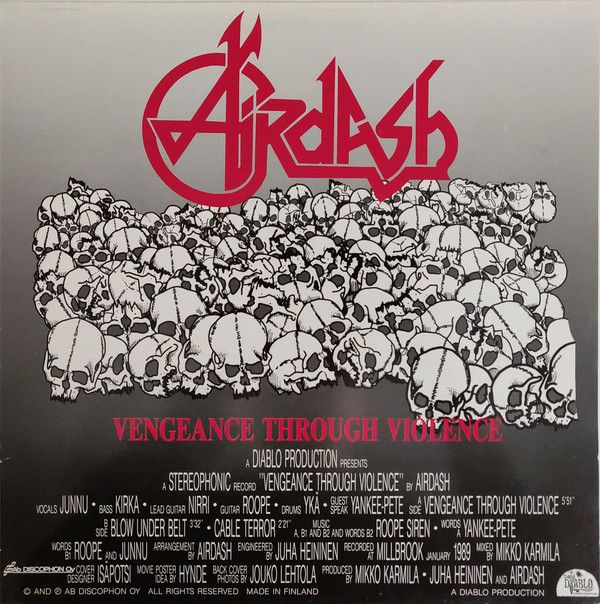 Airdash — Vengeance Through Violence cover artwork