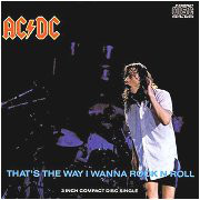 AC/DC — That&#039;s the Way I Wanna Rock n Roll cover artwork