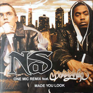 Nas ft. featuring Brainpower One Mic (Remix) cover artwork