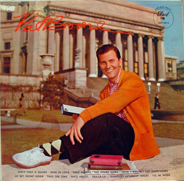 Pat Boone — At My Front Door cover artwork