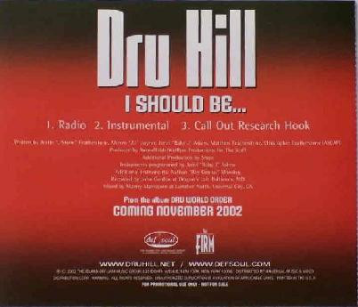 Dru Hill I Should Be... cover artwork