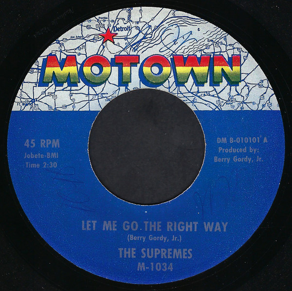 Diana Ross & The Supremes — Let Me Go the Right Way cover artwork