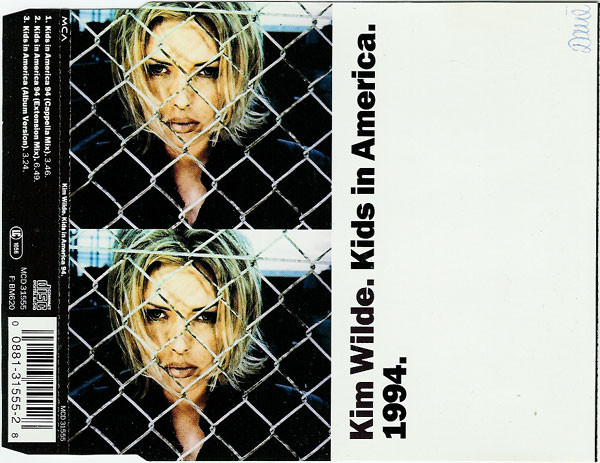 Kim Wilde — Kids in America 1994 cover artwork