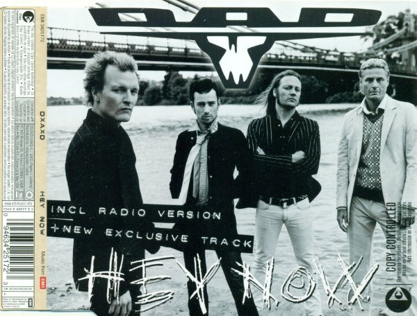 D-A-D — Hey Now cover artwork