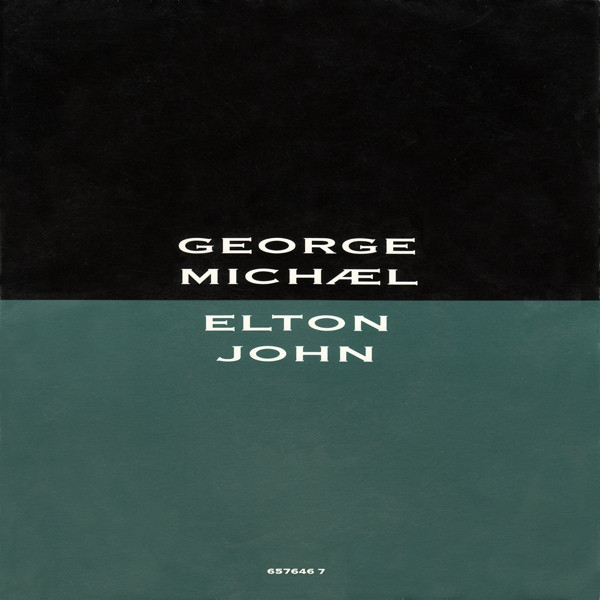 George Michael & Elton John Don&#039;t Let the Sun Go Down on Me cover artwork
