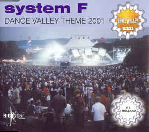 System F Dance Valley Theme 2001 cover artwork