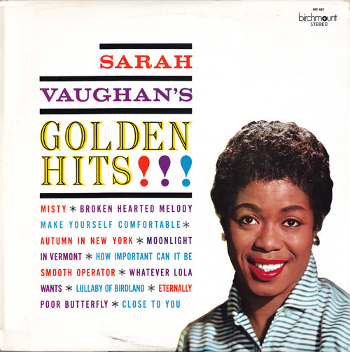 Sarah Vaughan — Misty cover artwork