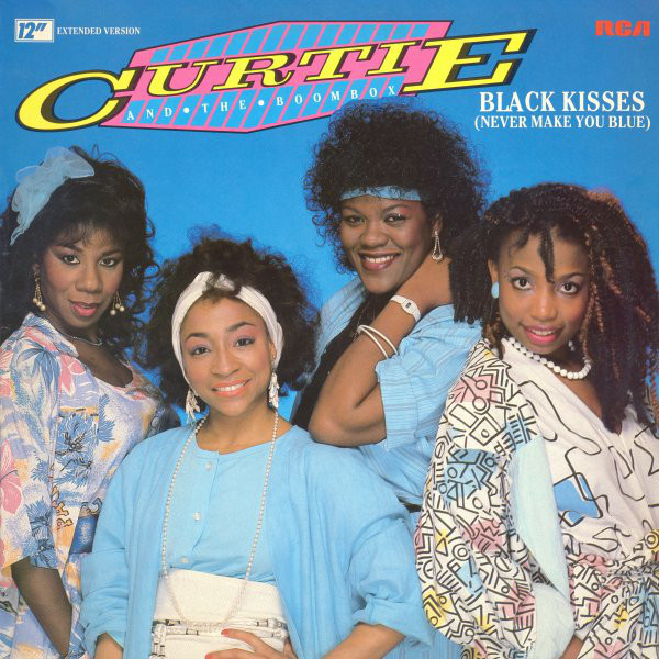 Curtie and the Boombox — Black Kisses (Never Make You Blue) cover artwork