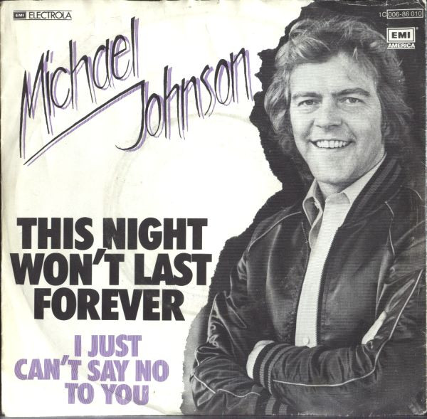 Michael Johnson — This Night Won&#039;t Last Forever cover artwork