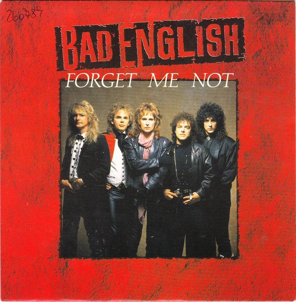 Bad English — Forget Me Not cover artwork
