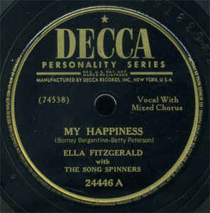 Ella Fitzgerald — My Happiness cover artwork