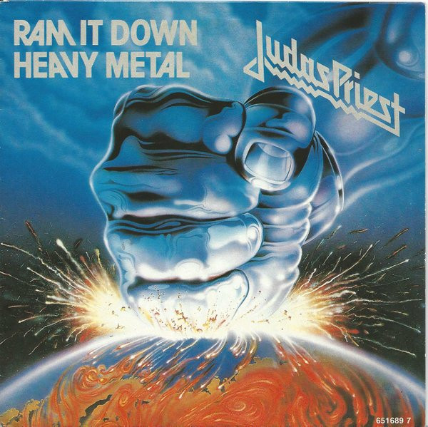 Judas Priest — Ram It Down cover artwork