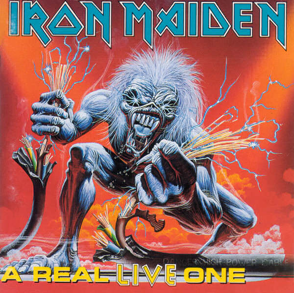 Iron Maiden A Real Live One cover artwork