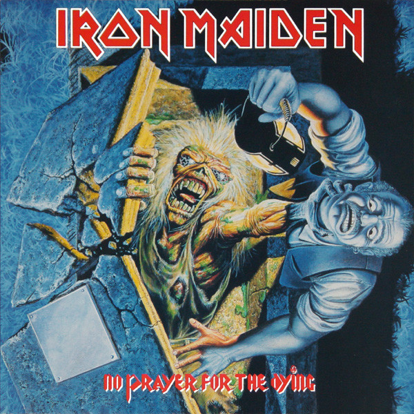 Iron Maiden No Prayer for the Dying cover artwork