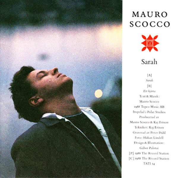 Mauro Scocco — Sarah cover artwork