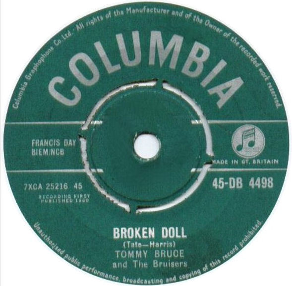 Tommy Bruce & The Bruisers — Broken Doll cover artwork