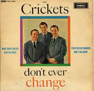 The Crickets — Don&#039;t Ever Change cover artwork