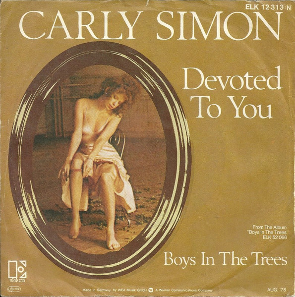 Carly Simon featuring James Taylor — Devoted to You cover artwork