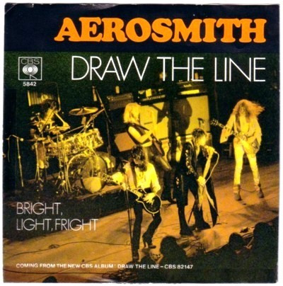 Aerosmith Draw The Line cover artwork
