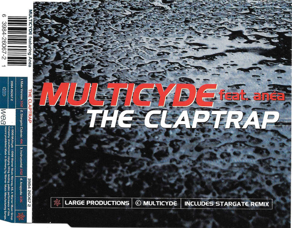 Multicyde featuring Anèa — The Claptrap cover artwork