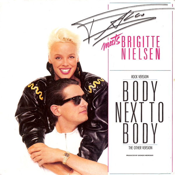 Falco & Brigitte Nielsen Body Next to Body cover artwork