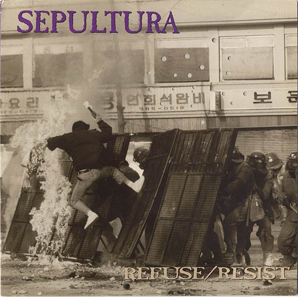 Sepultura Refuse/Resist cover artwork
