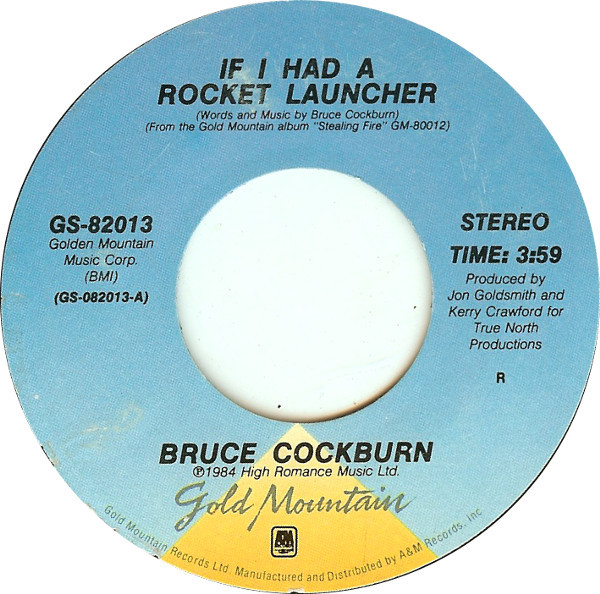 Bruce Cockburn — If I Had a Rocket Launcher cover artwork