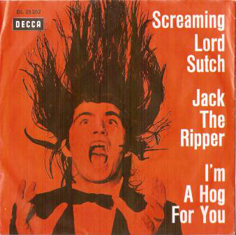 Screaming Lord Sutch — Jack the Ripper cover artwork