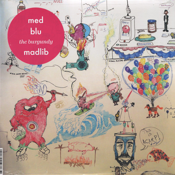 MED, Blu, & Madlib — Burgundy Whip cover artwork