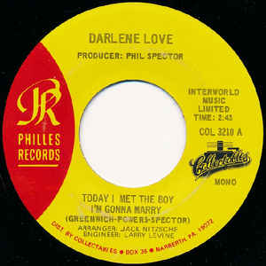 Darlene Love — (Today I Met) The Boy I&#039;m Gonna Marry cover artwork